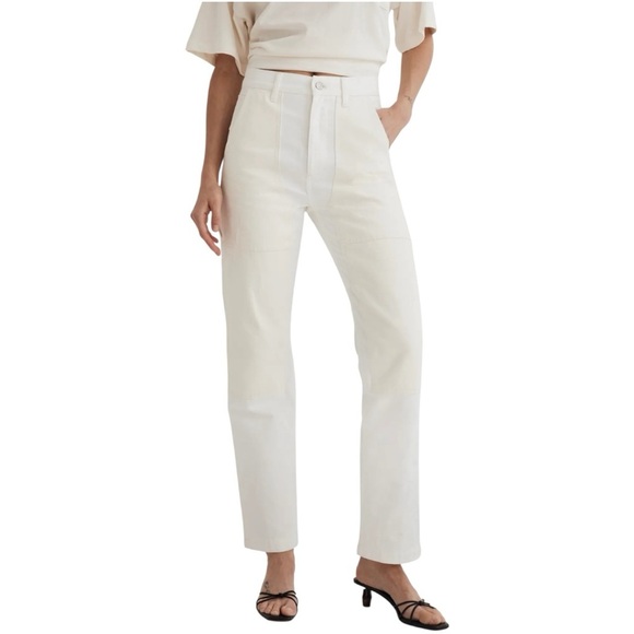 Madewell The '90s Straight Jean: Two-Tone Workwear Edition Size 27 - Picture 1 of 13